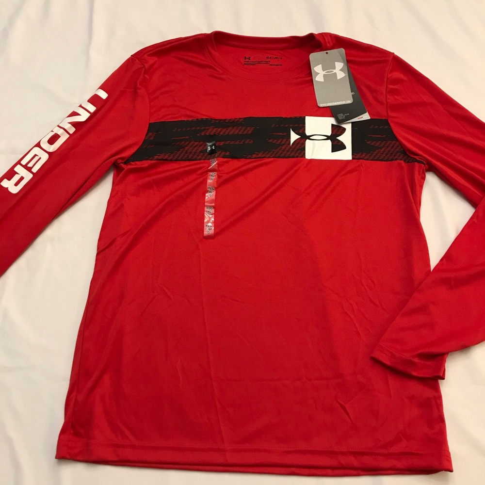 Never Worn Under Armour Heatgear LS Shirt-Boy’s